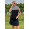 imageArachampampCloz Women 2025 Wool Blended Mock Neck Sleeveless Sweater Vest Summer Business Office Knit Spring Trendy TopsBlack5064