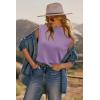imageArachampampCloz Women 2025 Wool Blended Mock Neck Sleeveless Sweater Vest Summer Business Office Knit Spring Trendy TopsPurple