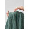 imageArachampampCloz Womens Cotton Blend Breathable Crochet Summer Tops 2025Dark Green