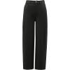 imageArachampampCloz 2025 Womens Stretch Wrinkle Free Wide Leg Trousers Casual High Elastic Waisted Loose Palazzo Pants with PocketsBlack