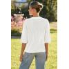 imageArachampampCloz Womens 100 Cotton Summer Casual Relaxed Fit Crochet Tops 2025Beige