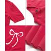 imageArachampampCloz Womens Summer Lightweight Tops Short Sleeve Dressy BlouseRedwhite Bow