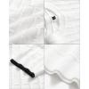 imageArachampampCloz Womens Summer Lightweight Tops Short Sleeve Dressy BlouseWhite and Black