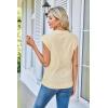 imageArachampampCloz Womens Spring Sweater Vest 2025 Cap Sleeve Crew Neck Casual Tops Cable Knit Crochet Loose Fit Summer OutfitsApricot