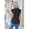 imageArachampampCloz Womens Spring Sweater Vest 2025 Cap Sleeve Crew Neck Casual Tops Cable Knit Crochet Loose Fit Summer OutfitsBlack