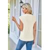 imageArachampampCloz Womens Spring Sweater Vest 2025 Cap Sleeve Crew Neck Casual Tops Cable Knit Crochet Loose Fit Summer OutfitsOffwhite