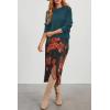 imageArachampampCloz Womens Wool Blend Classic Crew Neck Casual Fall SweatersAbluish Green