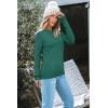 imageArachampampCloz Womens Wool Blend Classic Crew Neck Casual Fall SweatersAdark Green