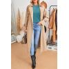 imageArachampampCloz Womens Wool Blend Classic Crew Neck Casual Fall SweatersAlake Blue