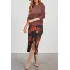 imageArachampampCloz Womens Wool Blend Classic Crew Neck Casual Fall SweatersAmapleleaf Red