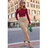 imageArachampampCloz Womens Wool Blend Classic Crew Neck Casual Fall SweatersAred
