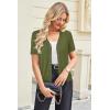 imageArachampampCloz Womens Wool Blend Summer Business Casual Cardigan Sweaters 2025Grass Green