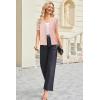 imageArachampampCloz Womens Wool Blend Summer Business Casual Cardigan Sweaters 2025Light Pink