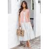 imageArachampampCloz Womens Wool Blend Summer Business Casual Cardigan Sweaters 2025Light Pink