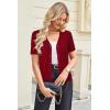 imageArachampampCloz Womens Wool Blend Summer Business Casual Cardigan Sweaters 2025Red