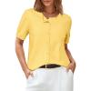 imageArachampampCloz Womens Soft Summer Business Casual Cardigan Sweaters 2025Yellow