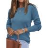 imageArachampampCloz Womens Wool Blend Classic Crew Neck Casual Fall SweatersAblue