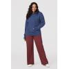 imageArachampampCloz Womens 2023 Two Piece Outfits Knit Sweaters Hoodies and Wide Leg Yoga Pants Tracksuit Lounge Sets with PocketsBlue