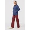 imageArachampampCloz Womens 2023 Two Piece Outfits Knit Sweaters Hoodies and Wide Leg Yoga Pants Tracksuit Lounge Sets with PocketsBlue