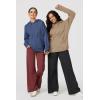imageArachampampCloz Womens 2023 Two Piece Outfits Knit Sweaters Hoodies and Wide Leg Yoga Pants Tracksuit Lounge Sets with PocketsKhaki
