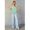 imageArachampampCloz Womens Non See Through Crew Neck Cap Sleeve Vest Tops Loose Fit Summer Trendy Casual Sweaters 2025Celadon Green5046