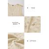 imageArachampampCloz Womens Sweater Vest Tops 2025 Summer Knit V Neck Cardigan Sleeveless Button Textured Business Casual OutfitsOffwhite