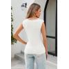 imageArachampampCloz Womens Sweater Vest Tops 2025 Summer Knit V Neck Cardigan Sleeveless Button Textured Business Casual OutfitsWhite