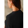 imageArachampampCloz Womens Wool Blend Summer Seamless Half Sleeve Tops 2025Black