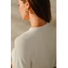 imageArachampampCloz Womens Wool Blend Summer Seamless Half Sleeve Tops 2025Khaki