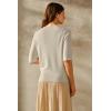 imageArachampampCloz Womens Wool Blend Summer Seamless Half Sleeve Tops 2025Khaki