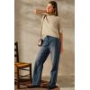 imageArachampampCloz Womens Wool Blend Old Money Cable Knit Elbow Sleeve Sweaters 2025Apricotcable