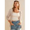 imageArachampampCloz Womens Wool Blend Summer Business Casual Cardigan Sweaters 2025Aapricot