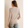 imageArachampampCloz Womens Wool Blend Summer Business Casual Cardigan Sweaters 2025Aapricot