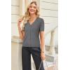 imageArachampampCloz Womens Wool Blend Summer Business Casual Cardigan Sweaters 2025Dark Gray