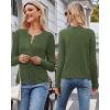 imageArachampampCloz Womens Cable Knit Fall Soft Lightweight Sweater Cardigans 2025Army Green