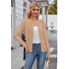 imageArachampampCloz Womens Cable Knit Fall Soft Lightweight Sweater Cardigans 2025Camel