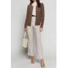 imageArachampampCloz Womens Cable Knit Fall Soft Lightweight Sweater Cardigans 2025Coffee