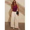imageArachampampCloz Womens Non See Through Summer Business Casual Tank 2025Burgundy