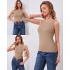 imageArachampampCloz Womens Non See Through Summer Business Casual Tank 2025Camel