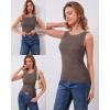 imageArachampampCloz Womens Non See Through Summer Business Casual Tank 2025Coffee