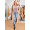 imageArachampampCloz Womens Soft Knit Sweater Fall Dressy Casual Pullover TopsApink02