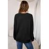 imageArachampampCloz Womens Wool Blend Oversized Sweaters Crewneck Casual Fall Outfits Fashion TopsBalck