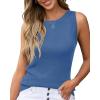 imageArachampampCloz Womens Non See Through Summer Business Casual Tank 2025Blue