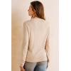 imageArachampampCloz Womens 2025 Summer Lightweight Cropped Cardigan Short Sleeve Crew Neck Bolero Shrug Casual TopAapricot