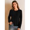 imageArachampampCloz Womens 2025 Summer Lightweight Cropped Cardigan Short Sleeve Crew Neck Bolero Shrug Casual TopAblack