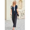 imageArachampampCloz Womens Wool Blend Business Casual Cardigan Sweaters 2025Navy