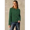 imageArachampampCloz Womens Wool Blend Cropped Jacket Fall Fashion Button Down Shackets 2025Green