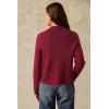 imageArachampampCloz Womens Wool Blend Cropped Jacket Fall Fashion Button Down Shackets 2025Red