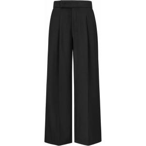 imageArachampampCloz Womens WrinkleFree Pleated Business Wide Leg Pants Fall 2025Black