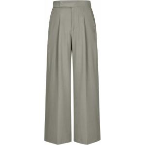 imageArachampampCloz Womens WrinkleFree Pleated Business Wide Leg Pants Fall 2025Gray Mocha